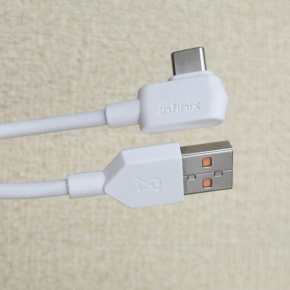 Original For Infinix Hot/Note 60 50 40 Pro+ 50S GT 30 20 10 Pro 33W 45W 90W Fast Charging Gaming Cable 90° Elbow Type C Data Cor