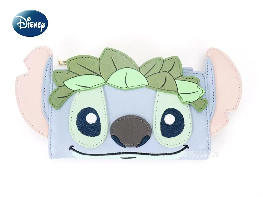 

Disney Stitch Wallet Luxury Brand Original Fashion Long Women's Wallet Multiple Card Slots Large Capacity Cartoon Coin Purse