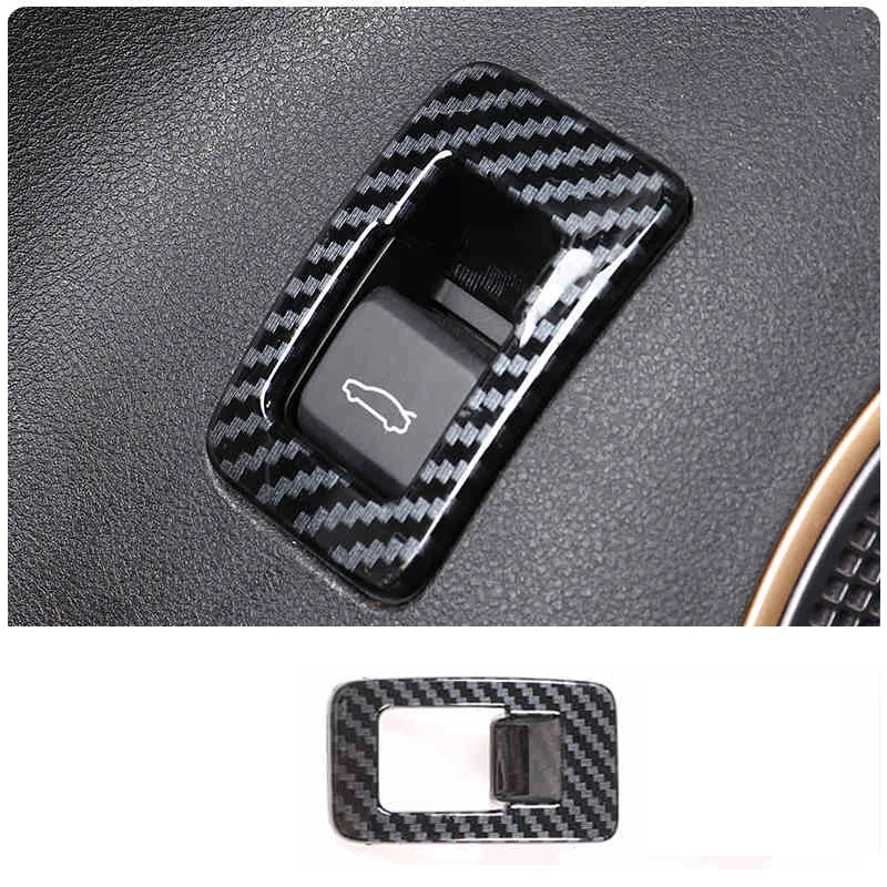 car taildoor trunk door switch trims carbon fiber decoration for byd frigate 07 2023 2024 2025 auto accessories modify parts