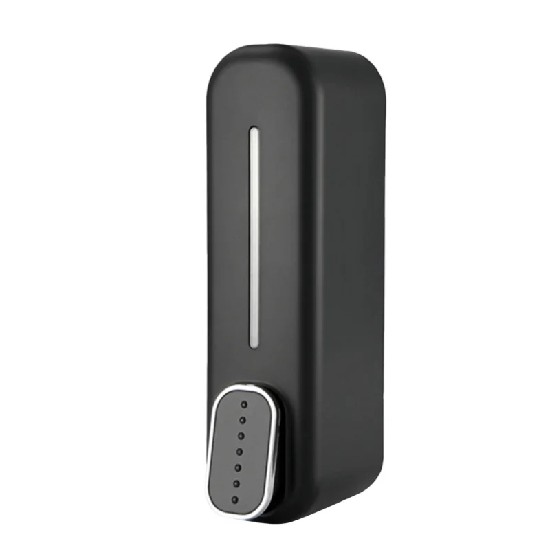 

Wall Mounted Liquid Soap Box Manual 300ml Smooth Surafce For Kitchens Dining Rooms Hospitals Bathrooms Black