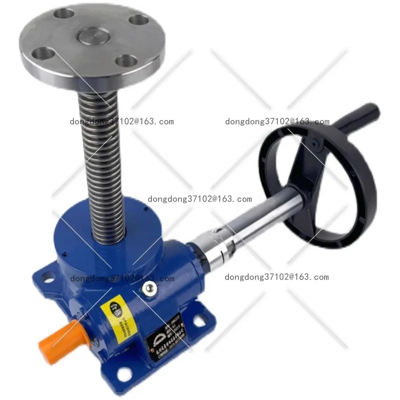 

SWL fixed lifting platform electric lift screw hand screw small screw hoist linkage worm gear