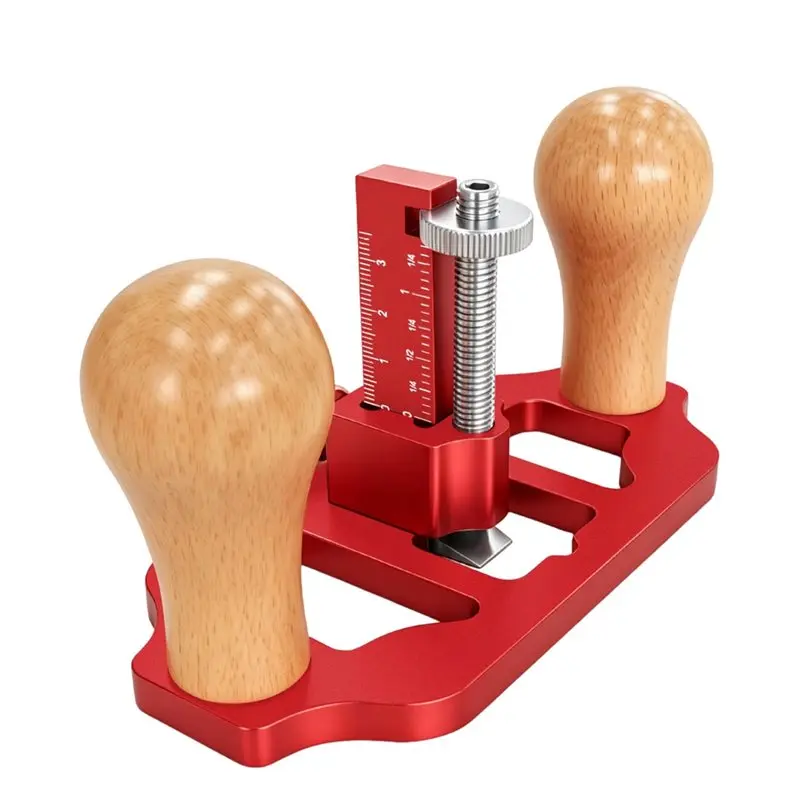 B97A-Woodworking Handheld Wood Router Plane Manual Slotting Edge Trimming Flat Planer With Adjustment Bottom Cleaning Function