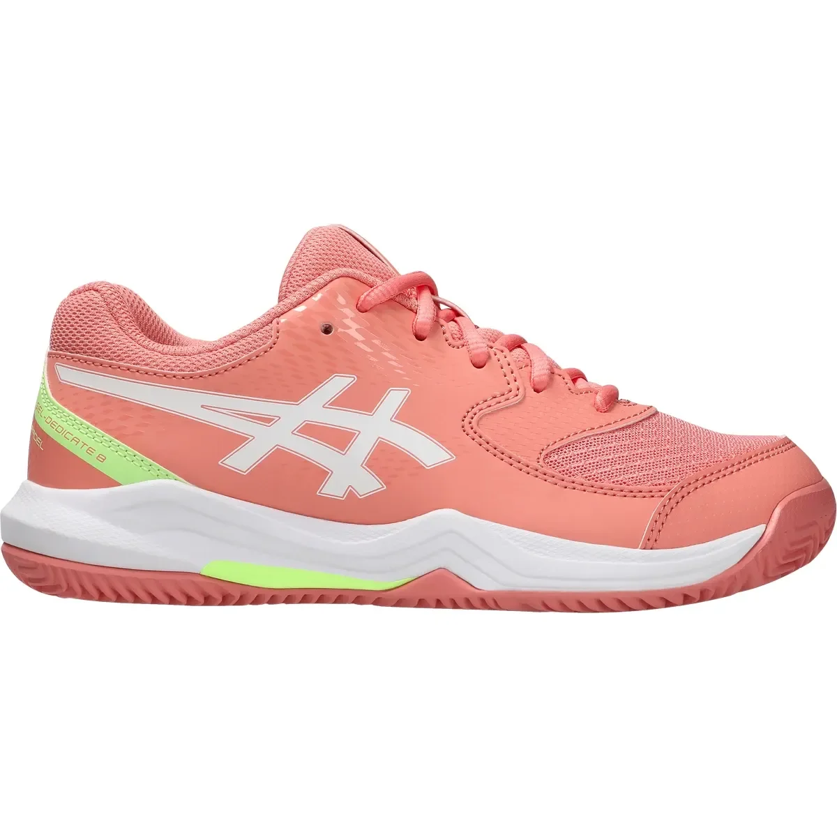 Zapatillas ASICS GEL DEDICATE 8 Clay Junior Coral