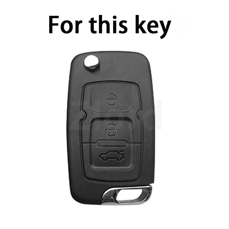 For Geely Emgrand EU 7  EC715 EC718 EC7-RV EC715 EC718-RV GC5 GC6 EC8 SL Folding Shell Fob Keychain Car Remote Key Case Cover