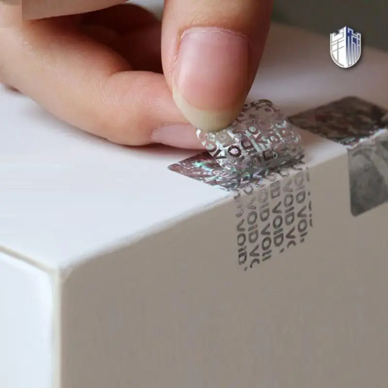 60/120/300 قطعة ختم الأمن ملصقات مقاومة للعبث الضمان المجسم تسمية الليزر باطلة مع تسمية لاصقة الرقم التسلسلي #2