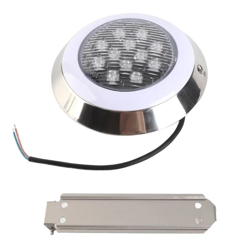 

Submersible Pool Lights Professional Warm Light 3000K 12W 12V Wall Mounted Waterproof Underwater LED Pool Lights For Swimming