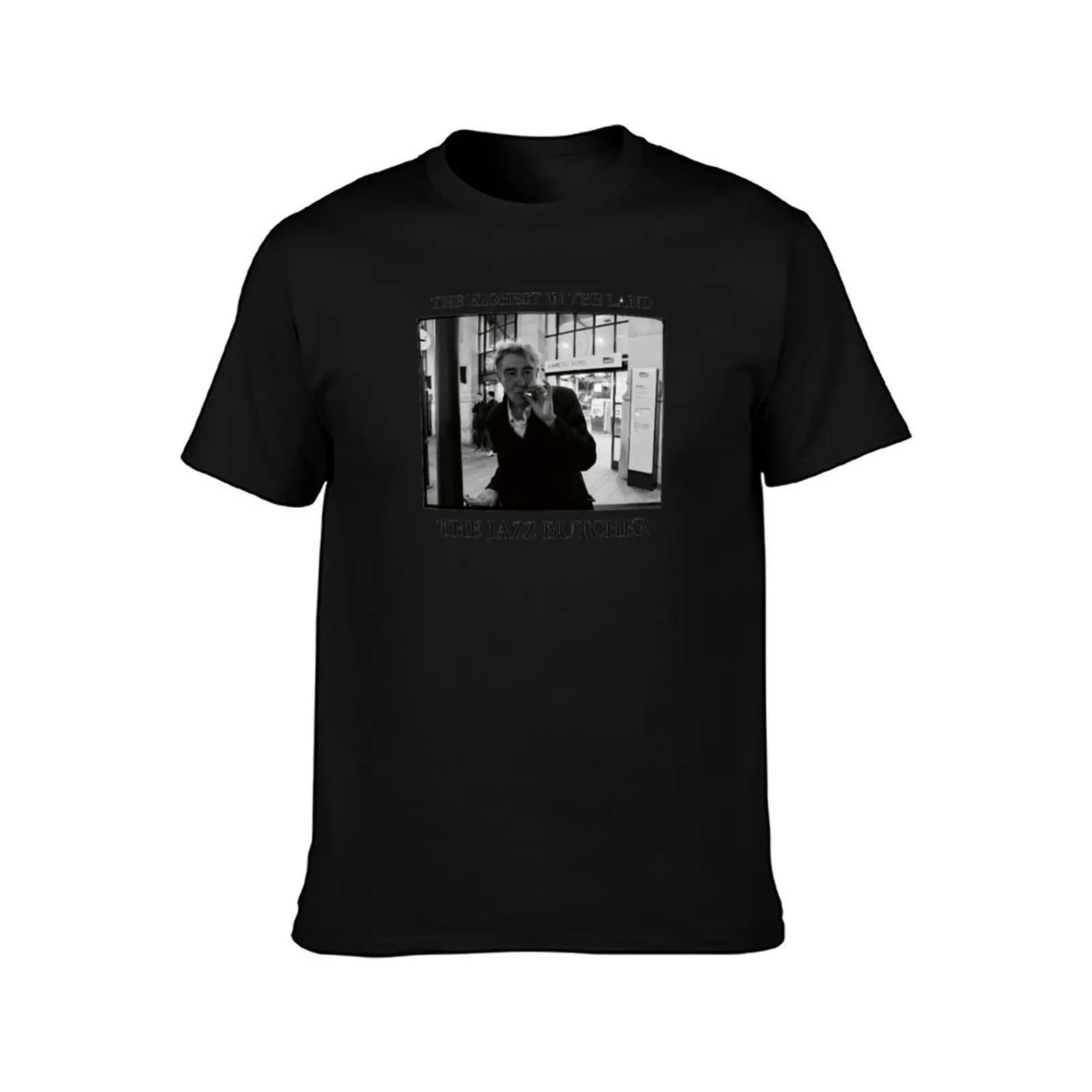 Smoking Style Jazz Butcher The Highest in the Land T-Shirt, Summer Casual Cotton Tee, Oversized Streetwear Tops, 100% Cotton