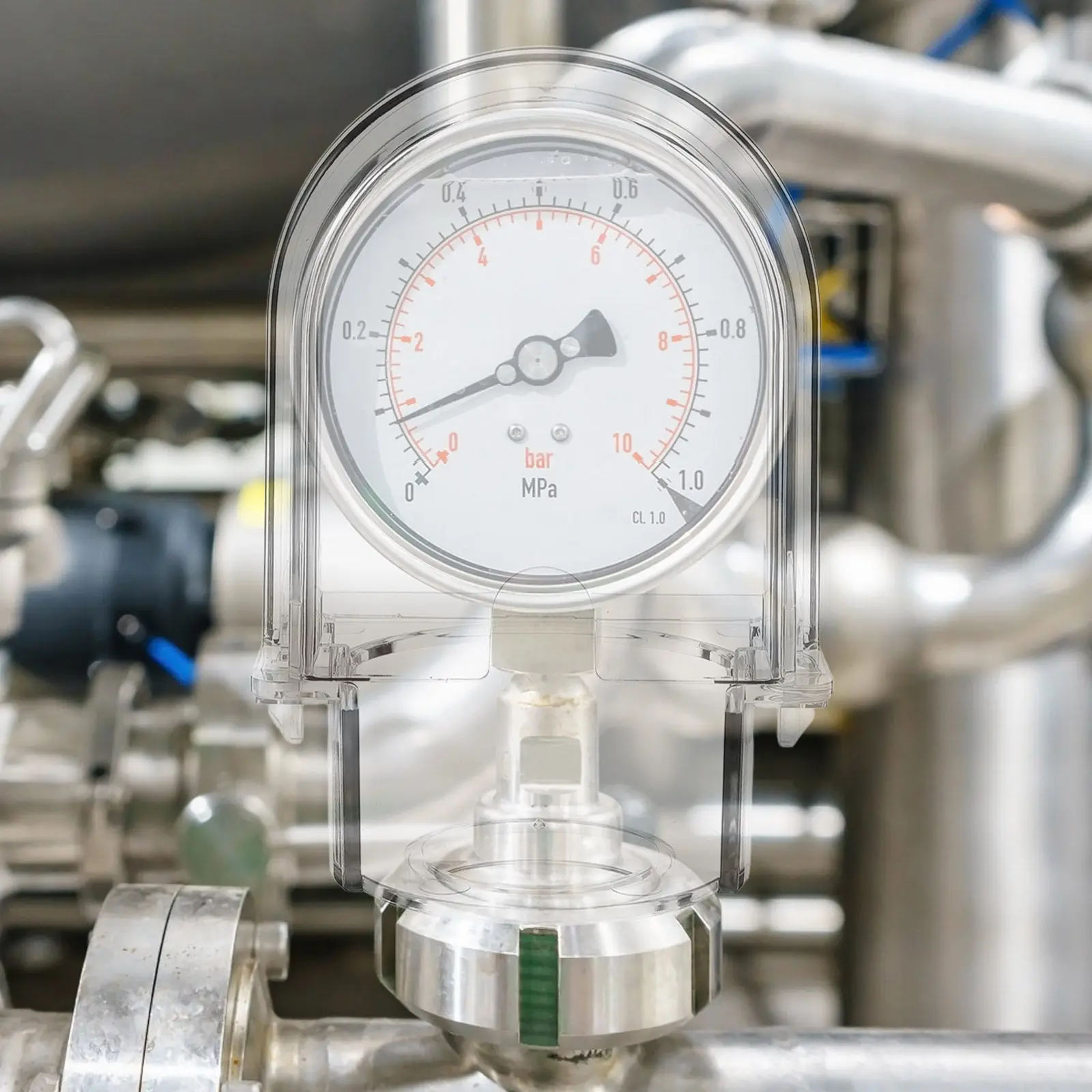 

Защитный чехол для манометра, прозрачный, ударопрочный пластиковый корпус, для промышленного использования на открытом воздухе, для манометров HVAC