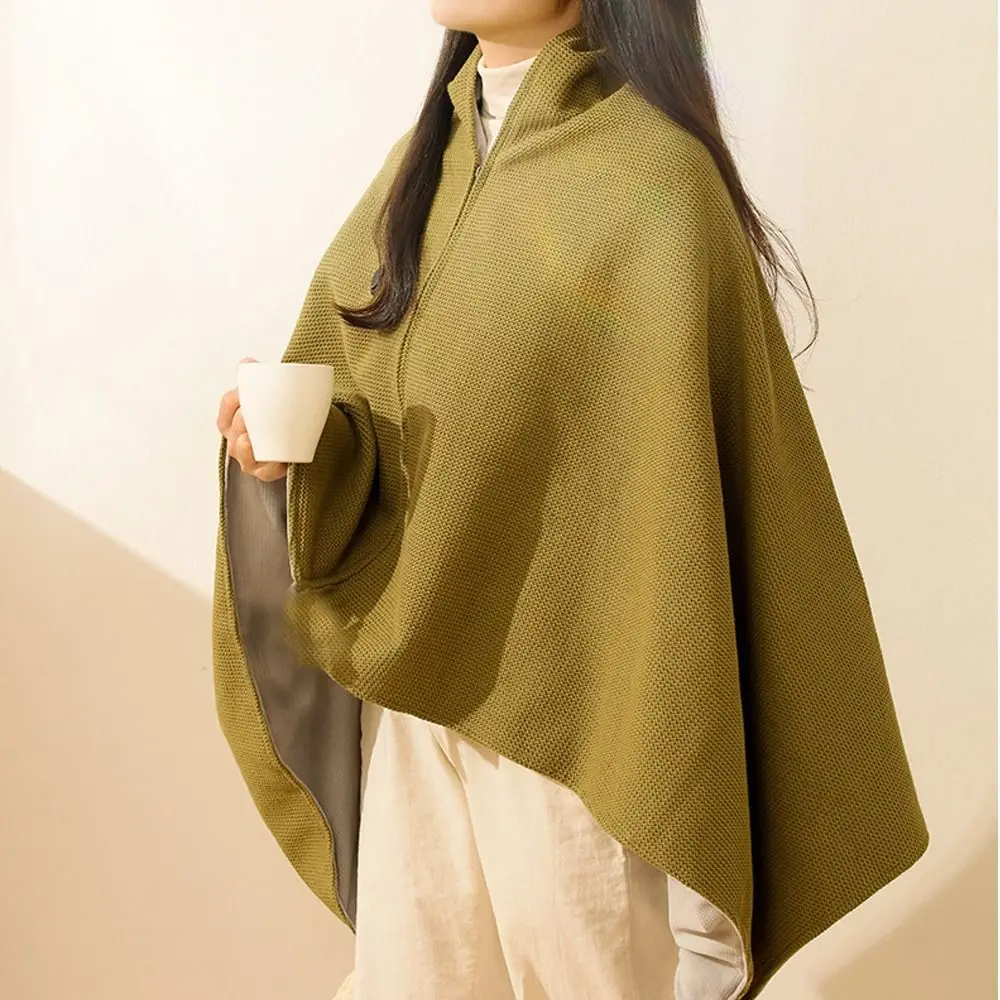 

New Wearable USB Electric Heated Blanket 3 Heating Levels Washable Warm Shawl Portable Heating Lap Blanket Household
