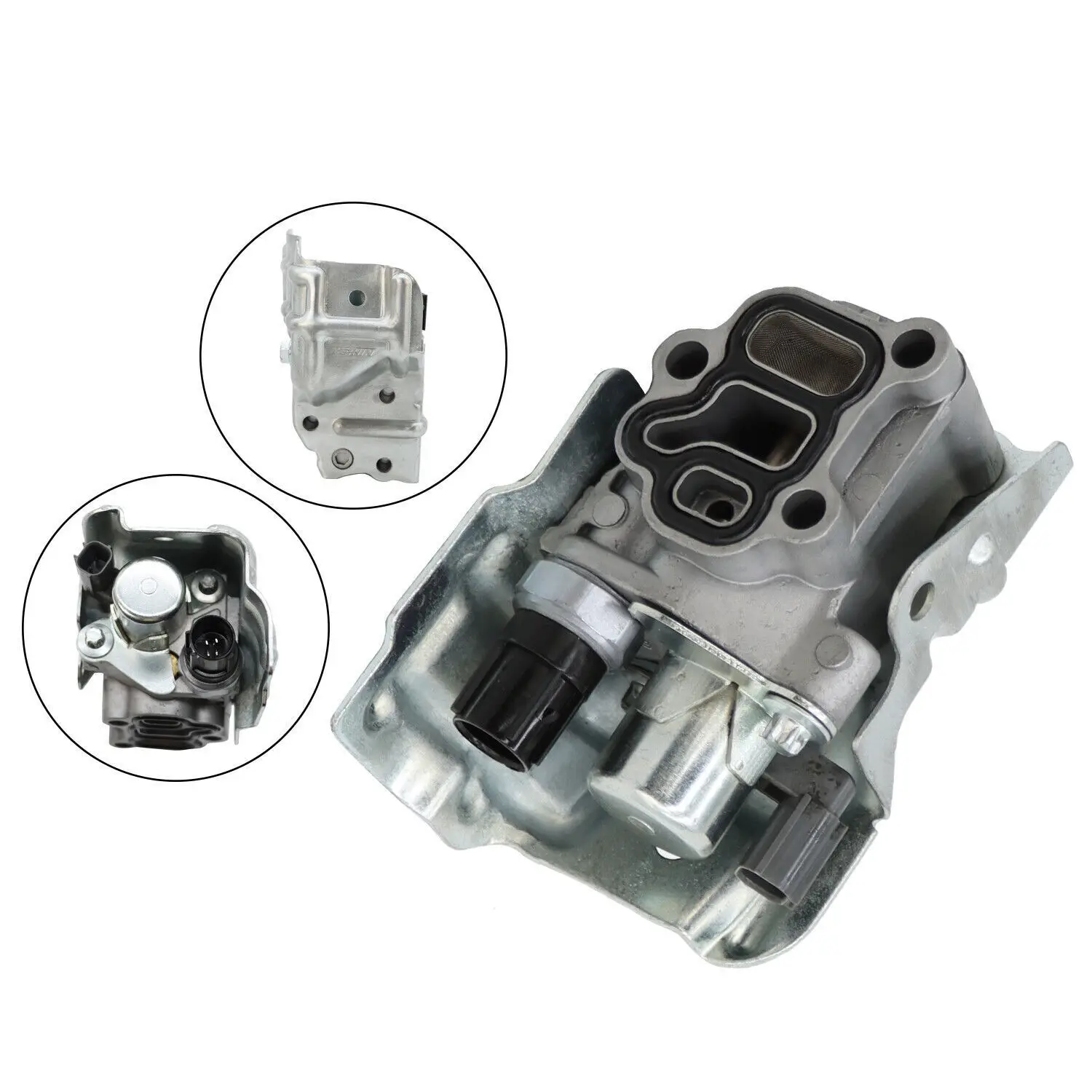 15810-PNE-G01 15810-PRB-A03 VTEC صمام بكرة الملف اللولبي مع فلتر مستشعر ضغط الزيت لـ 2003-2007 Honda Accord 2-Door Coupe #2