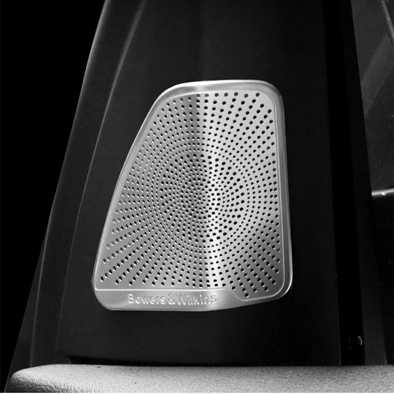 Car Styling Car Audio Speaker Cover Trim Car Door Horn Protective Cover Trim for BMW X5 X6 E70 E71 Interior Auto Accessories - Image 2