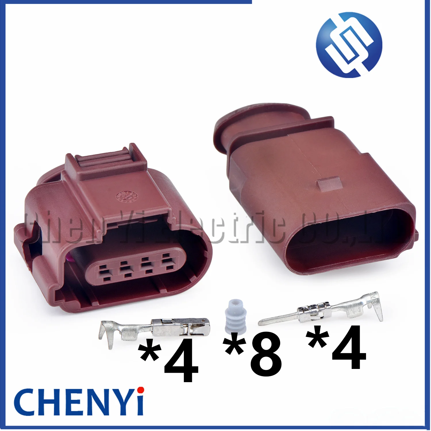 Conector impermeable de 4 pines para automóvil, sensor de oxígeno O2, arnés de cables, enchufe 8K0 973 704A 8K0973704A 1K0973804A