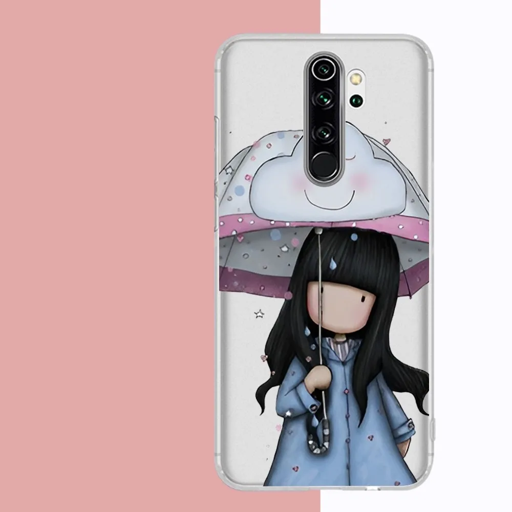 Cute Cartoon Girl Kid Santoro_gorjuss Mousepad For Samsung S 20 21 22 23 for Redmi Note7 8 9 10 for Huawei P20 30 40 Clear Case