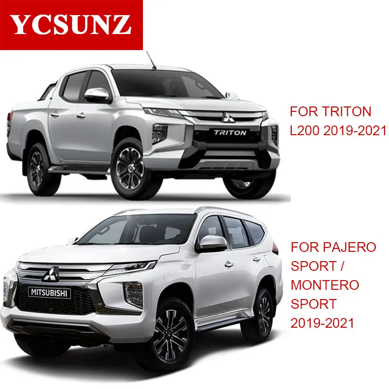 Headlights Cover For Mitsubishi L200 2019 2020 Ram 1200 Strada Strakar Barbarian 2021 For Pajero Sport Montero Sport Accessories