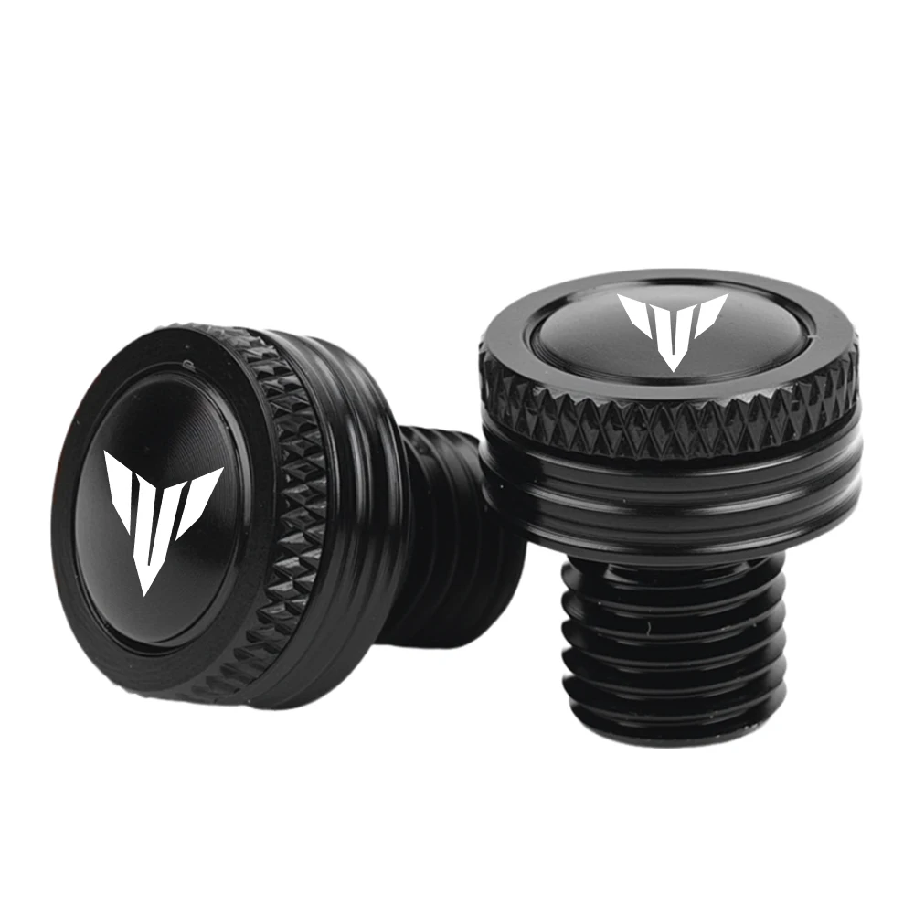 لياماها MT01 MT09 MT07 MT03 MT 07 09 10 SP FZ09 FZ07 دراجة نارية الملحقات M10 مرآة الرؤية الخلفية ثقب المقابس غطاء مسامير الربط