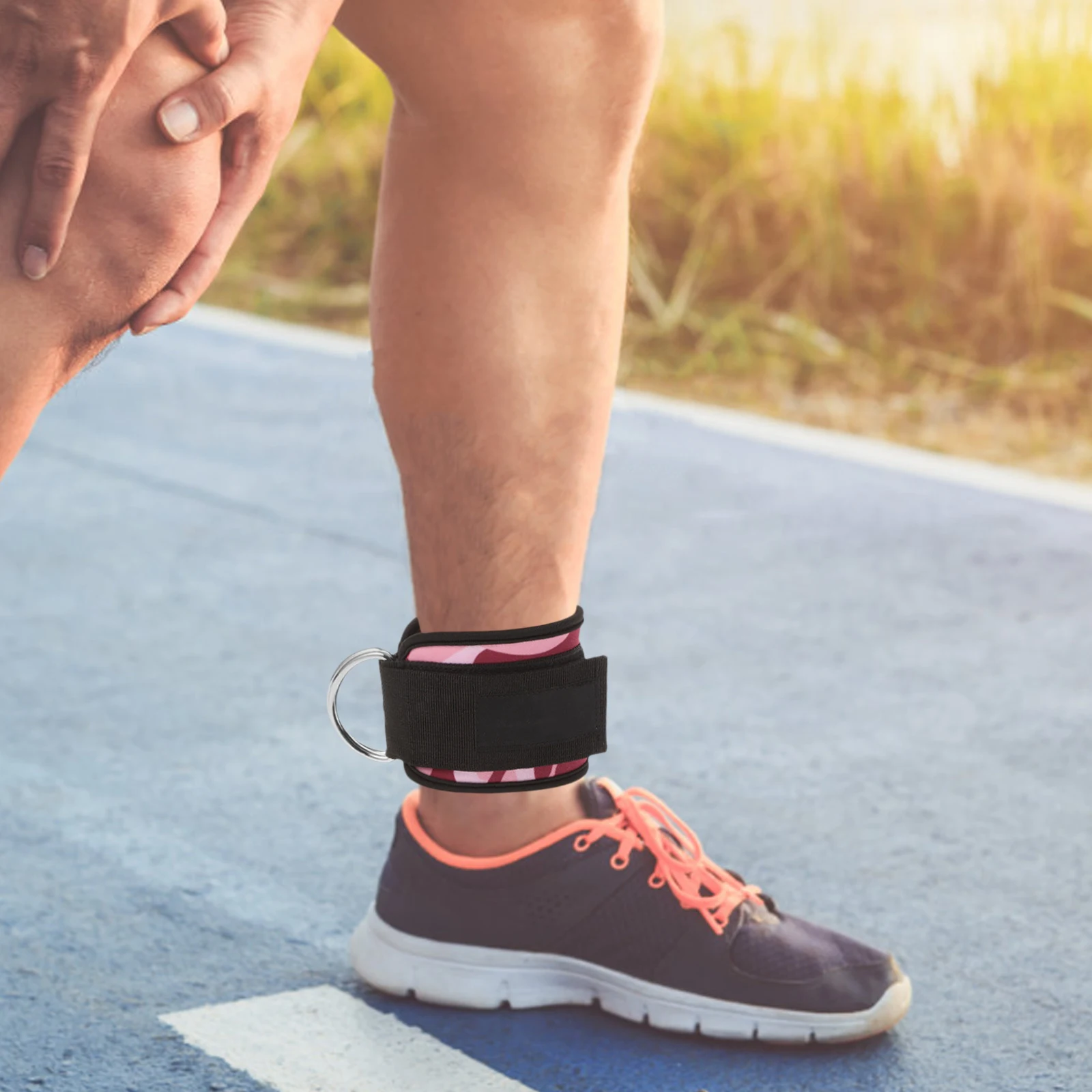 

1 Pair Portable Ankle Weights Multi-Function Leg Weights Durable Fitness Accessories Wear-Resistant Adjustable Strap For Women