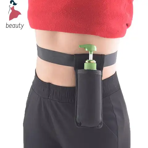 세척 가능한 옥스포드 천 보관 가방, 마사지 병 홀스터, 마사지 로션 에센스 오일 디펜서, 허리 벨트 거치대, 1 병 보관