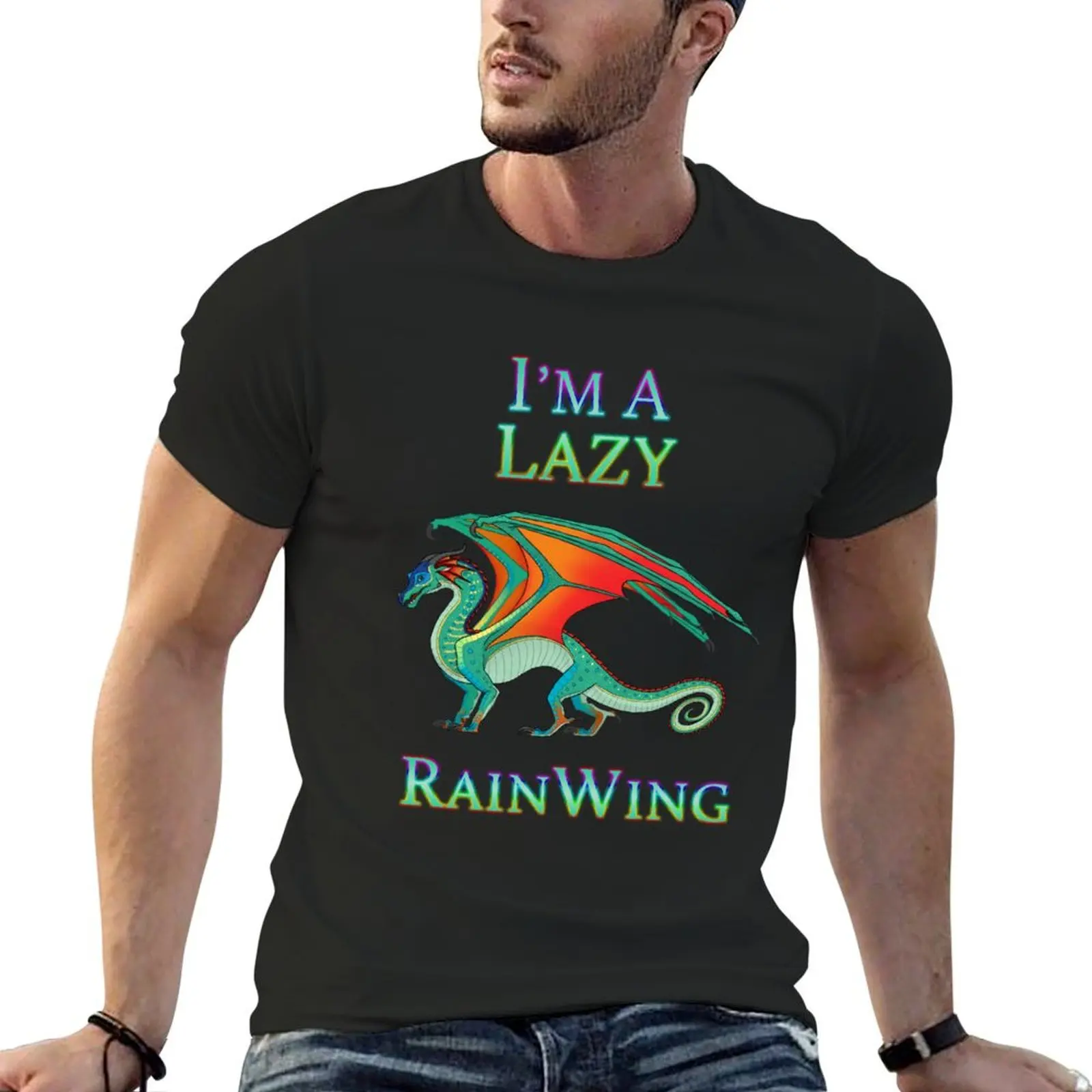 I'm a Lazy RainWing T-Shirt sweat plain graphic shirts mens designer clothes