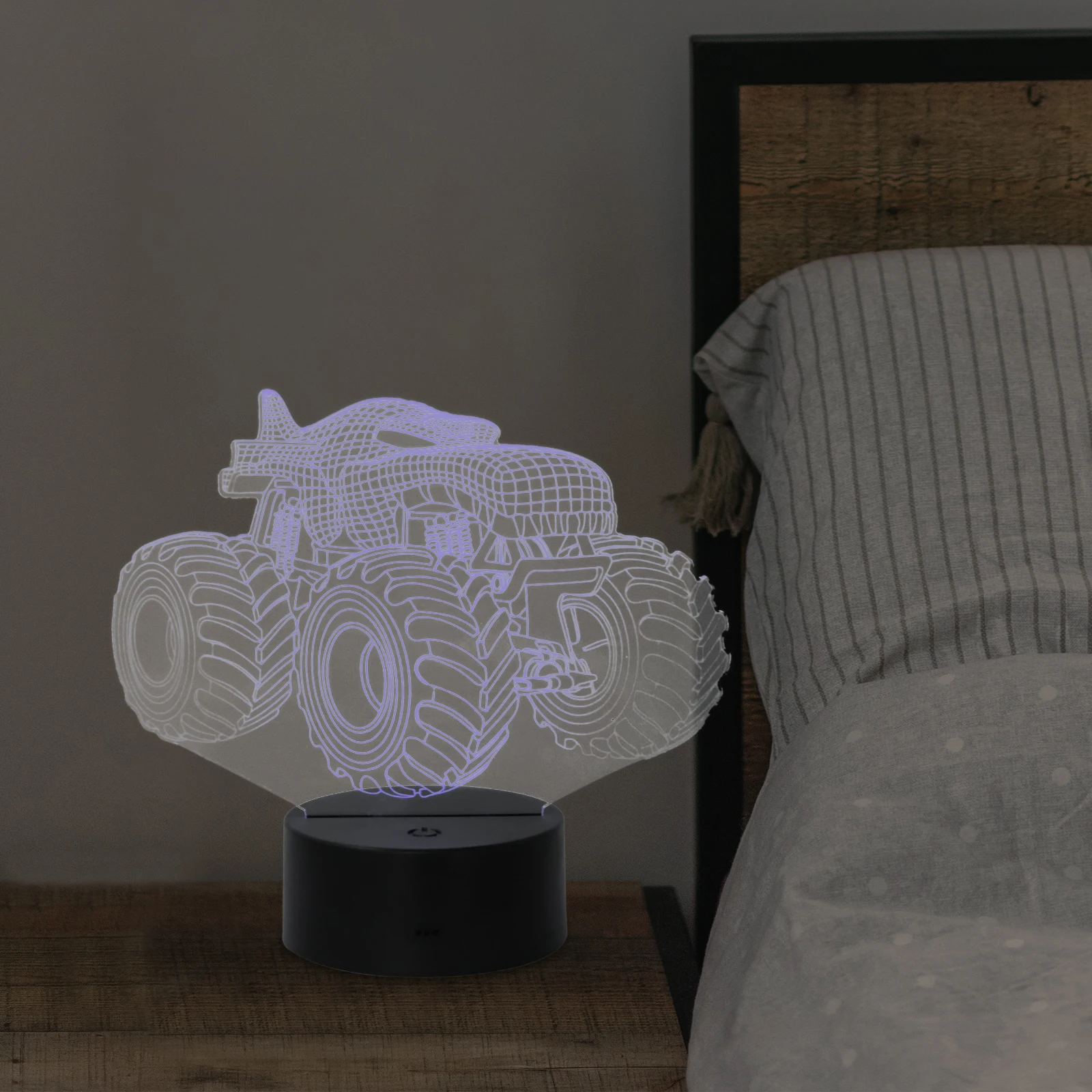 

3D Night Lights for Bedroom USB Charging Touch Illusion Lamp Acrylic Night Light LED Decorative Lamp for Birthday