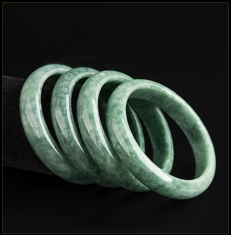 Hoogwaardige Mode Sieraden Armbanden Smooth Groene Jade Armband 55-63Mm Lucky Charms Voor Armbanden Armbanden