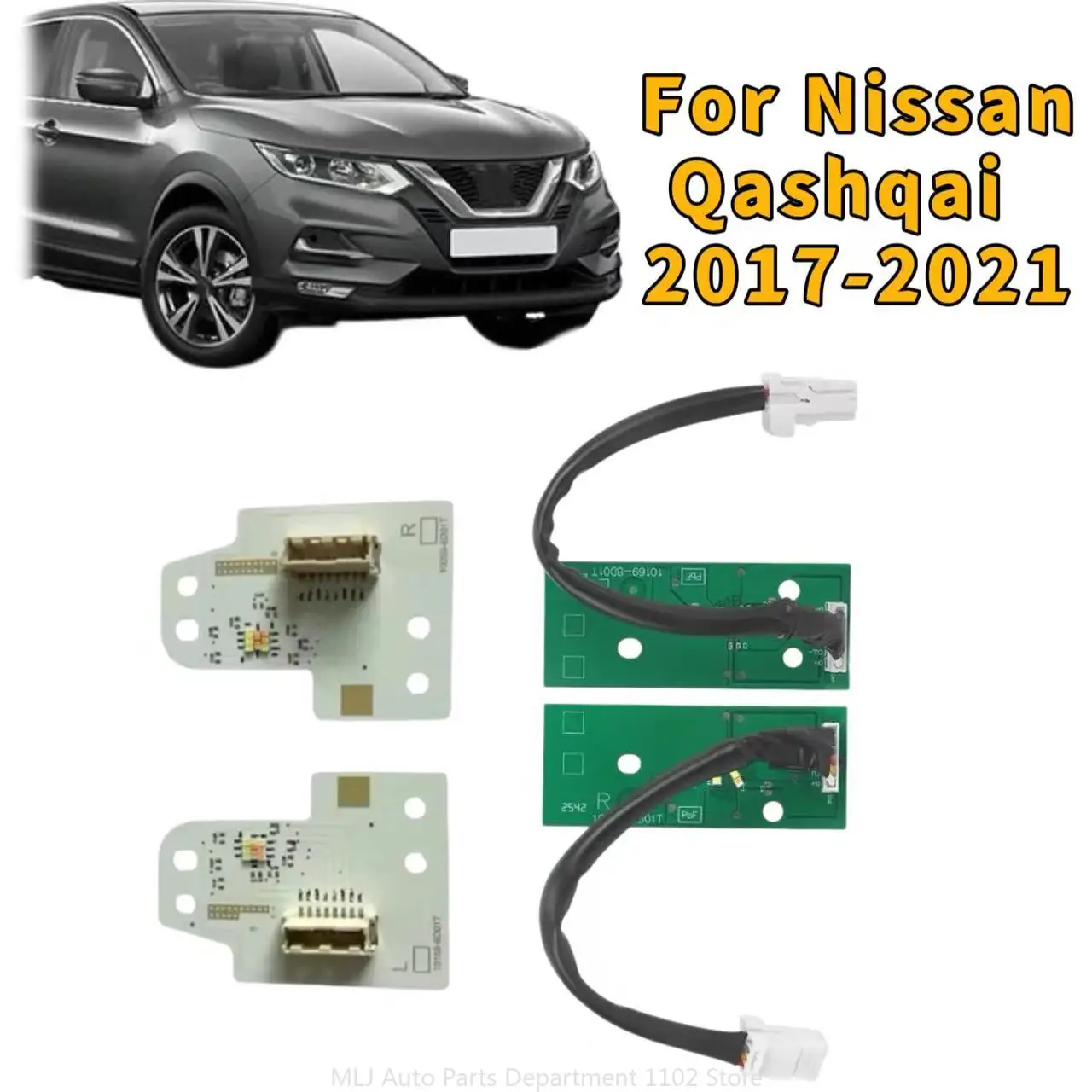 

101698D01T Светодиодные платы DRL (дневные ходовые огни) с модулем Angel Eye для Nissan Qashqai J11 2017-2021 гг. – Автоаксессуары