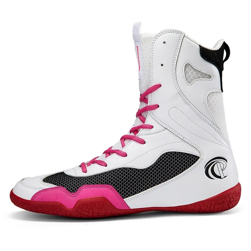 Professional wrestling shoes Men's luxury brand sports shoes Luxury brand combat shoes Men's breathable boxing shoes