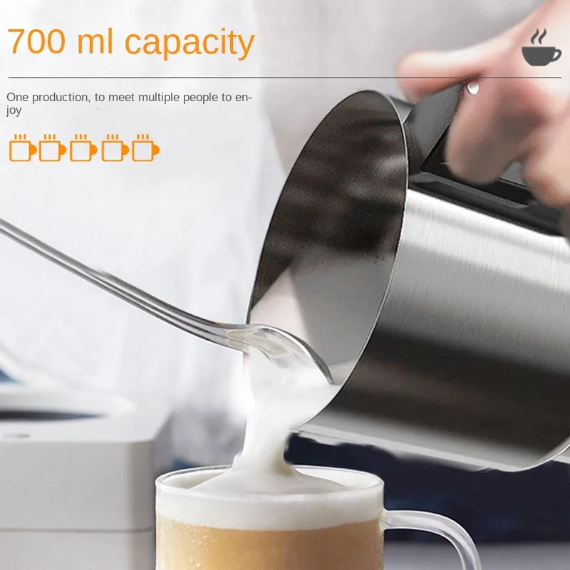 Máquina automática de espuma de café, Espumador de espuma de leche eléctrico de plástico, café