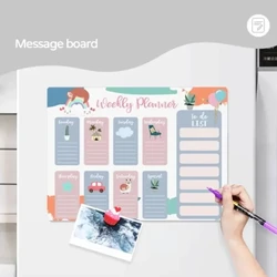 Magnetisch weekplannerbord Koelkast Magnetisch uitwisbaar whiteboard Prikbord Planner Kalender 40 * 30 cm