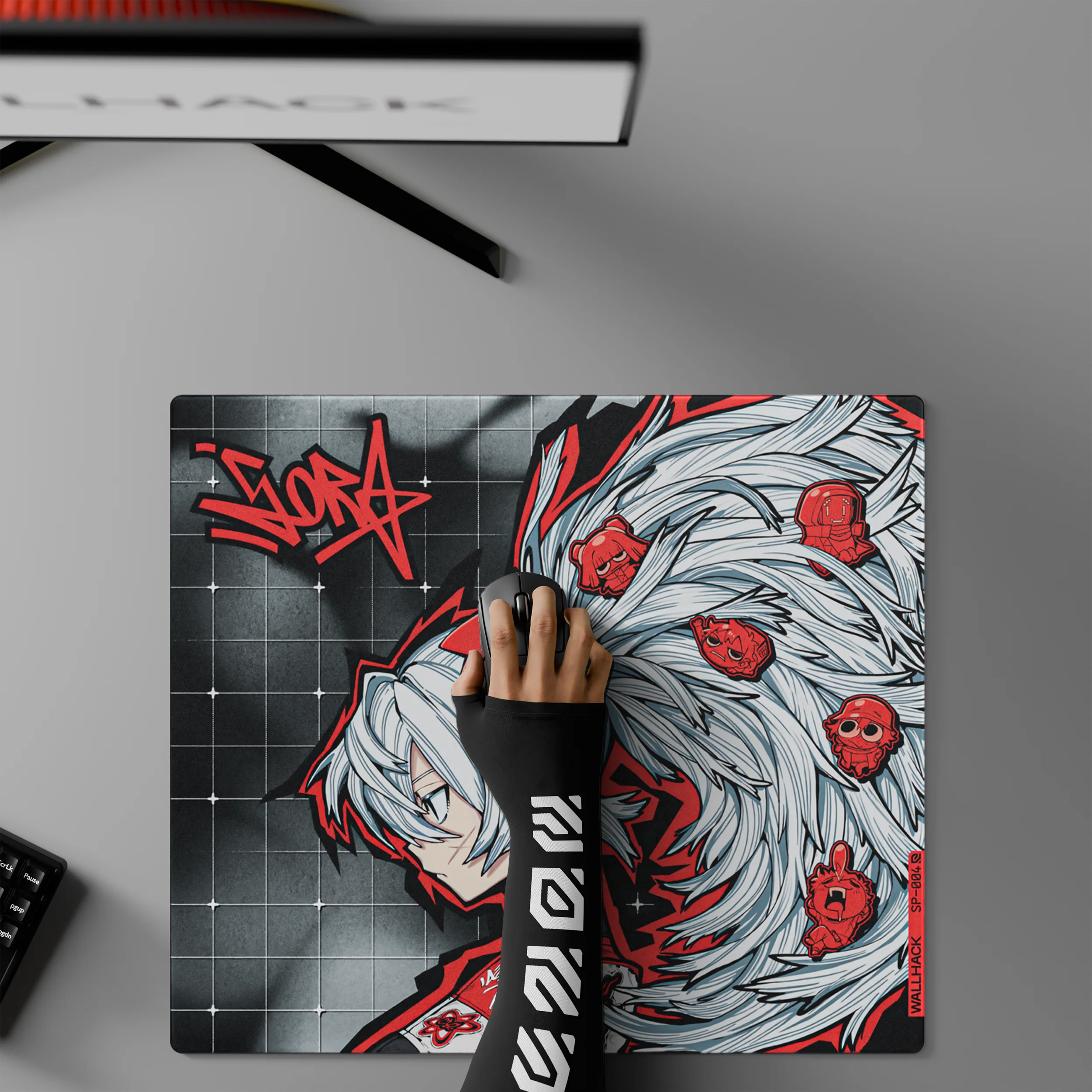 Wallhack Esports Specific Flutter Sleeve Skypad 3.0 Glass Mouse
