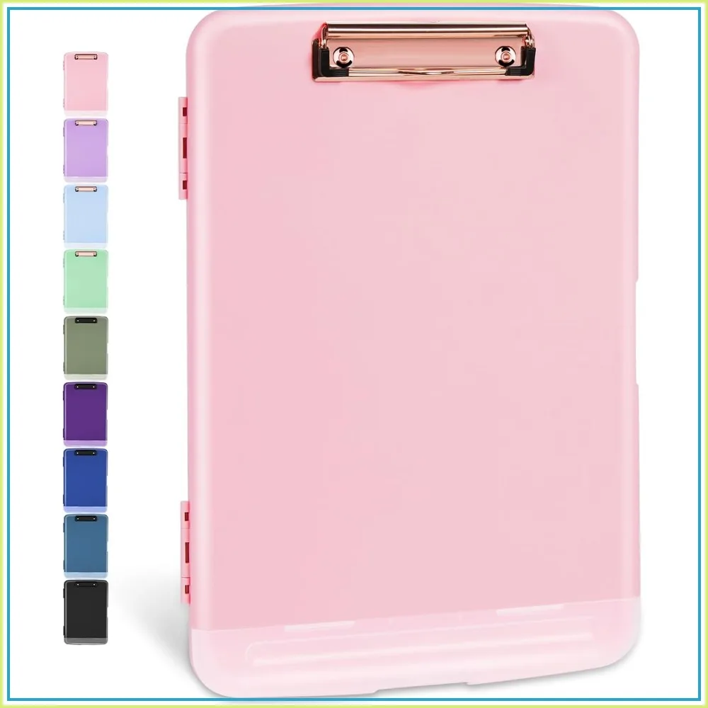

Heavy Duty Clipboard with Storage, 8.5x11 Folder with Pen Holder for Work, School & Office Supplies