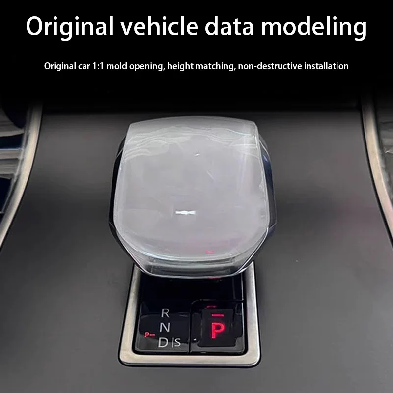 غطاء مقبض ذراع ناقل الحركة مصنوع من السيراميك الحقيقي لسيارة لاند روفر رينج روفر فوغ 2023 + غطاء مقبض ناقل الحركة للرأس #2