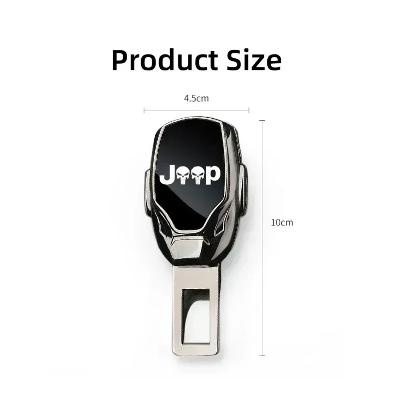 Autositzgurt-Clip-Verlängerung, Sicherheitsgurtschloss, Schnallenstecker für Jeep Renegade Wrangler JL JK Gladiator Grand Cherokee Willys – Detail 3