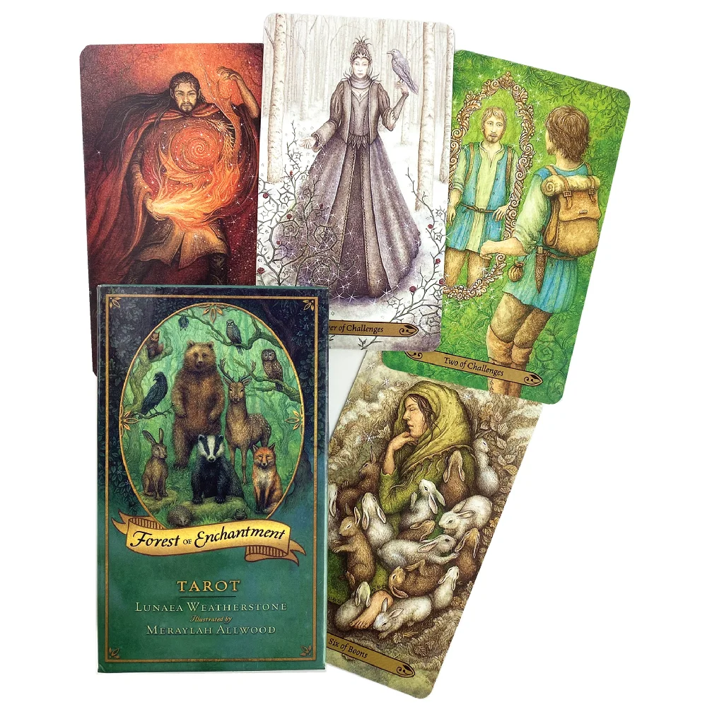 Forest Of Enchantment Tarot High Quality Board Games For Fate Divination Party Entertainment Oracle Deck