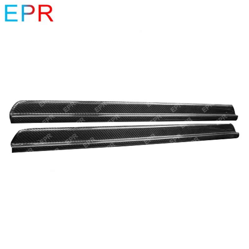 Carbon Fiber Glossy Finished For Nissan R33 Skyline GTS GTR OE Style Door Sill/Plate Exterior Car accessories Body kit