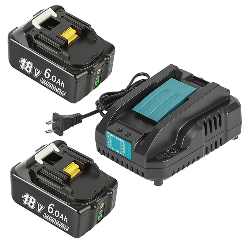 

High Quality-14.4V 18V Battery Charger For BL1415 BL1815 BL1830 BL1850 Power Tool Battery 4A Charging Current US Plug,14.
