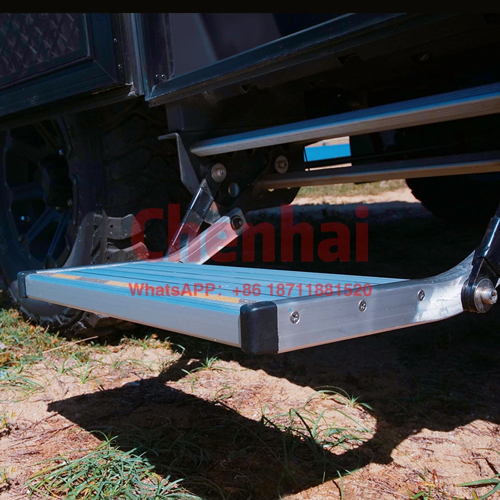 

COMPAKS New Design Rv Accessories Manual Folding Electric Control Side Folding Electric Step for Caravan