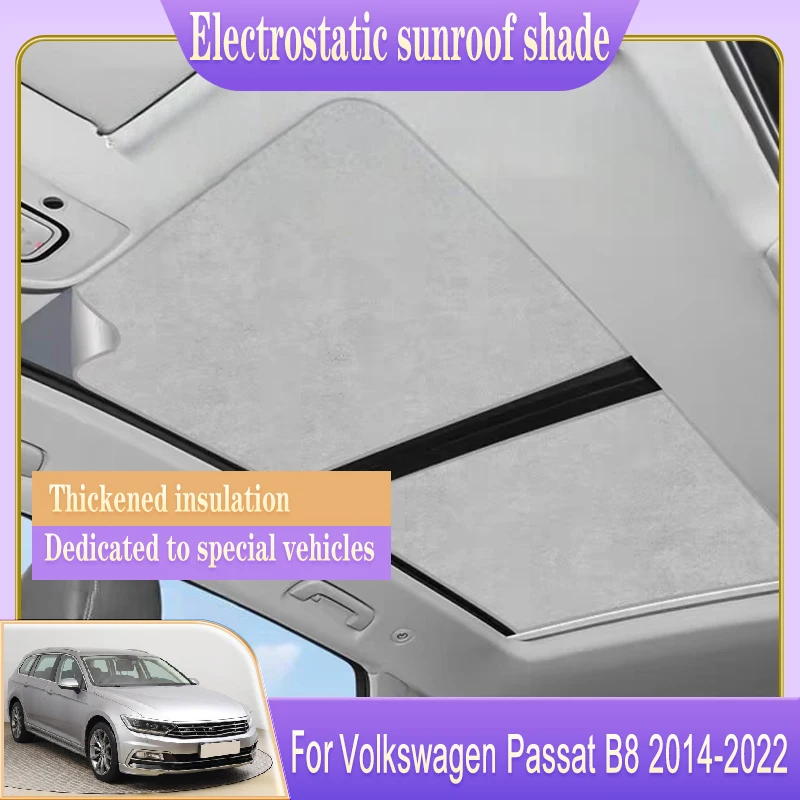 

Для Volkswagen Passat Magotan B8 2014-2022 2016 2017 2018 2020 автомобильный люк на крыше солнцезащитный козырек электростатическая адсорбция автоаксессуары