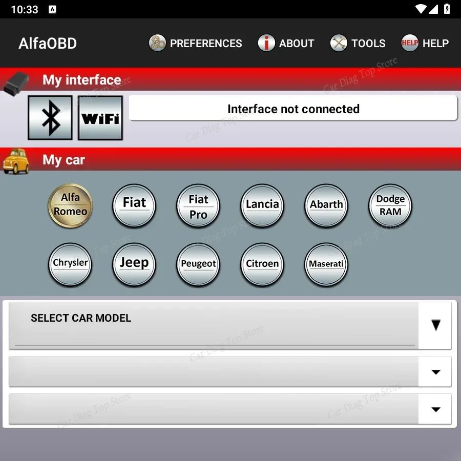 Alfaobd V2.1.9.6 (Android)Full Licensed-Diagnosis Alfa Fiat Lancia Abarth Dodge Chrysler Jeep Peugeot Citroën Read ‌D‌E‌S‌C‌