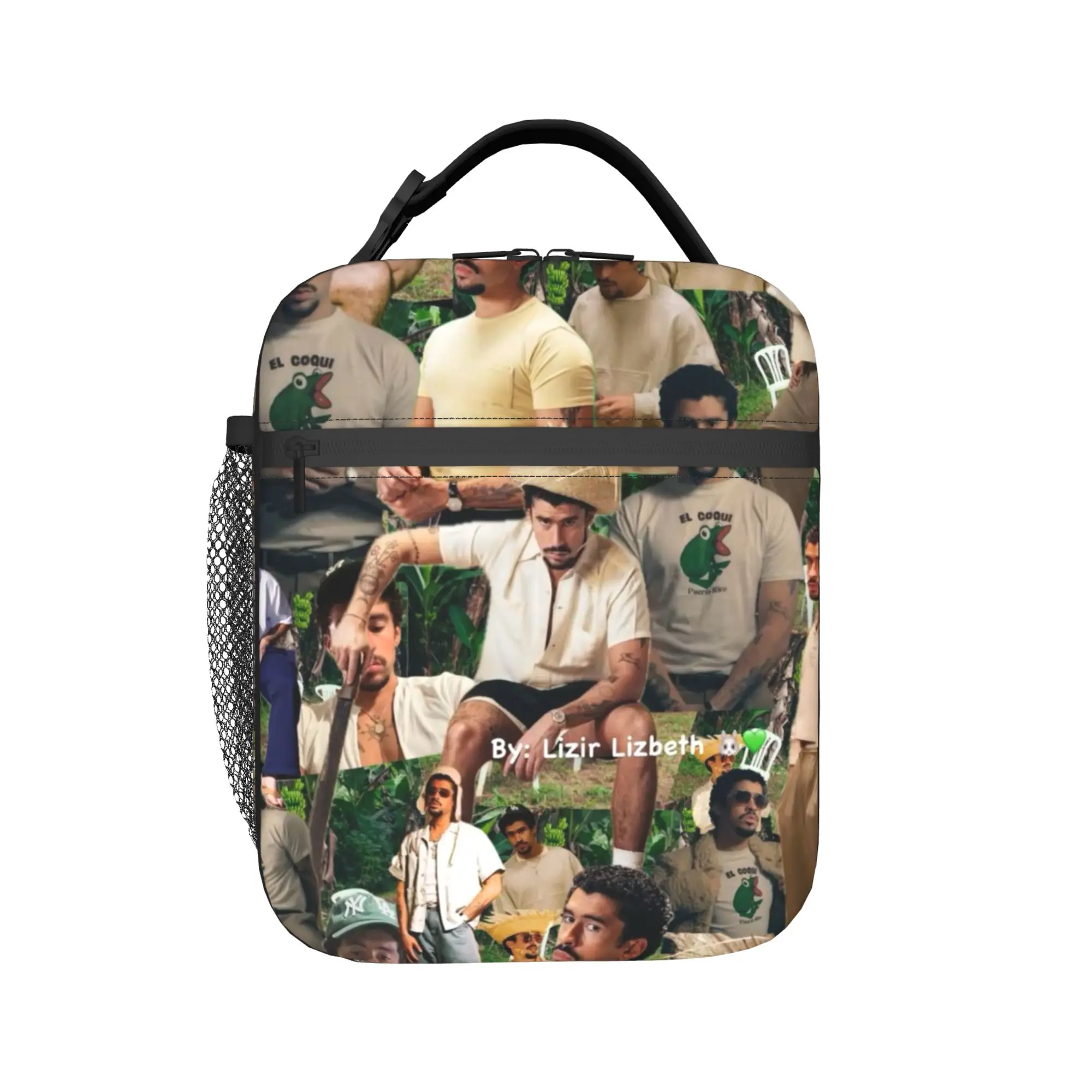 Insulated Lunch Boxes Debi Tirar Mas Fotos DTMF Bads Bunnys Music Tour Lunch Food Box Fashion Thermal Cooler Lunch Box For Work