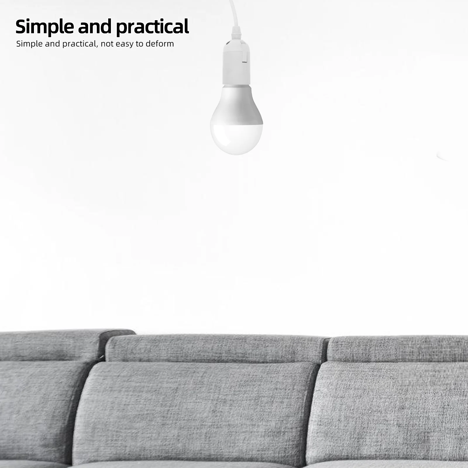 

E27 Light Socket Plastic Ceiling Lamp Fitting with Wear Resistance and Corrosion Resistant Design for Home Bedroom Dining Room