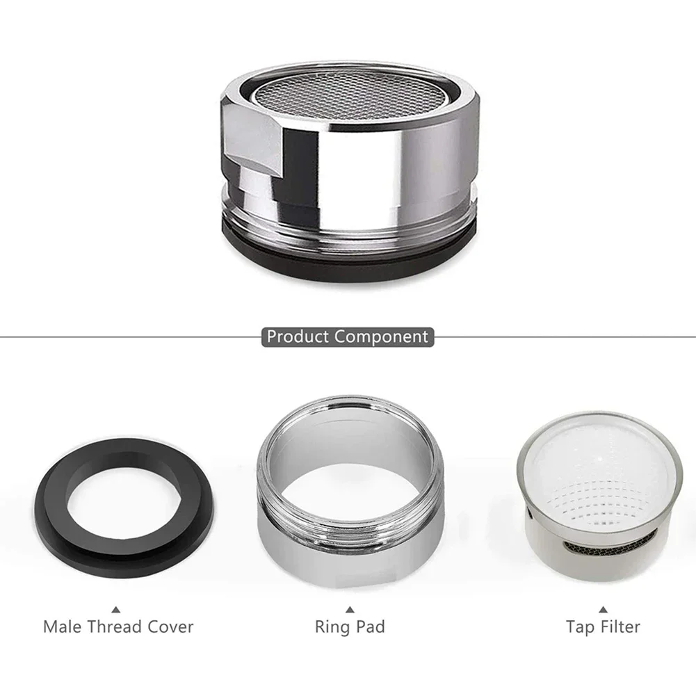Buse mixte en laiton pour économie d'eau, filtre de subdivision, aérateur de robinet, filtre de cuisine, 3x, M24