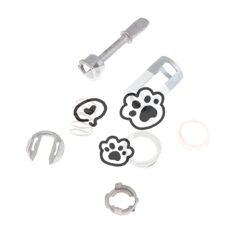 

High quality7Pcs Metal Door Lock Cylinder Barrel Repair Kit OE 3B0 837 167/168 For Car Lock Cylinder Accessories