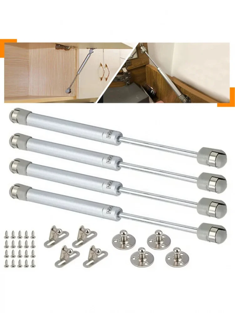1/2/5/10PCS Furniture Cabinet Door Stay Soft Close Hinge Hydraulic Gas Lift Strut Support Rod Pressure 100N