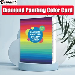 Dispaint Diamond Painting Full Range 447 DMC Color Card Embroidery Cross Stitch Color Identification Card Diy Mosaic Accessories