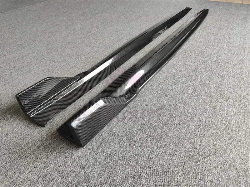 Used for the 2019 UP BMW X5M F95 carbon fiber LD style side skirt body kit