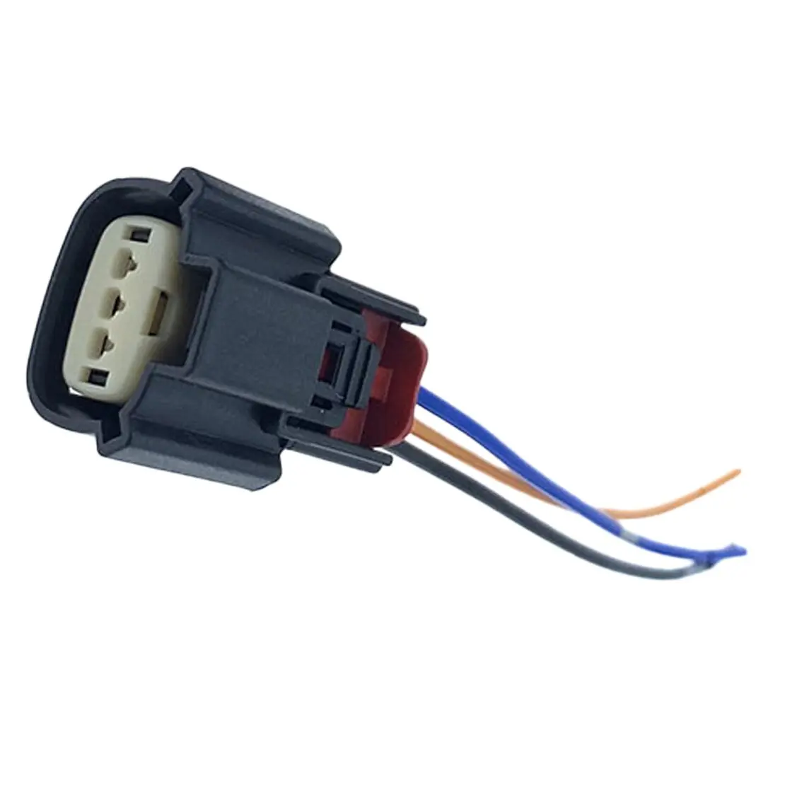 9U2Z14S411EA 4pcs Car 3-Pin Female Ignition Coil Connector Pigtail Wire Harness Plug fit for Chrysler Dodge Jeep Ford Lincoln