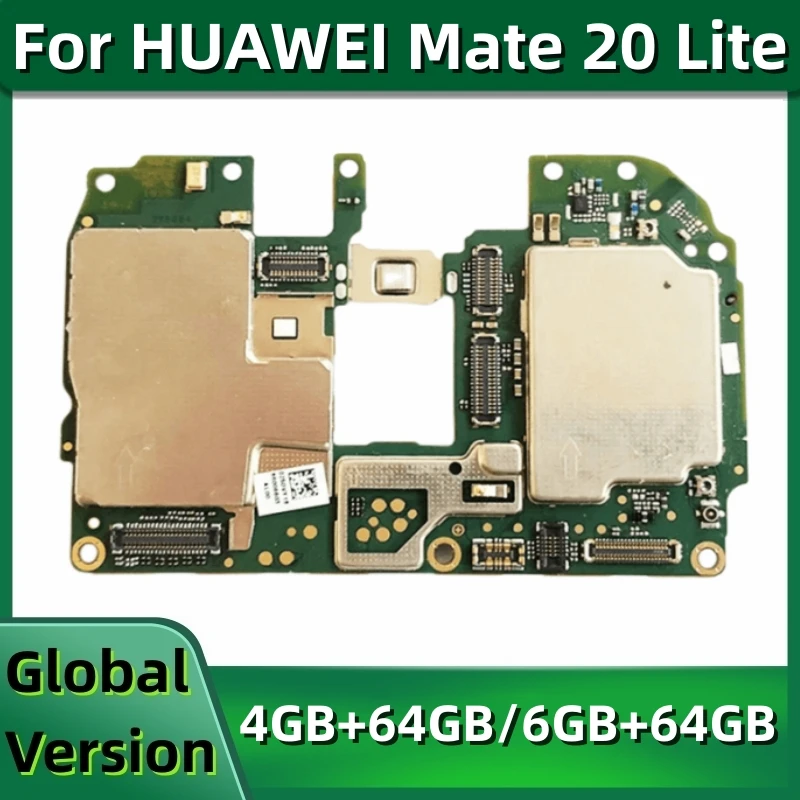 

Motherboard PCB Module for HUAWEI Mate 20 Lite SNE-LX1, Original Global Version with Google Playstore Installed, 64GB ROM