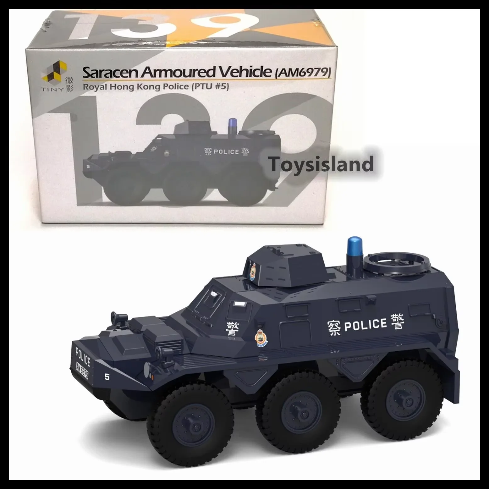 TINY 139 Saracen Armoured Vehicle Royal HONG KONG DIECAST CAR 1/64 DieCast Model Car Collection Limited Edition Hobby Toy Car