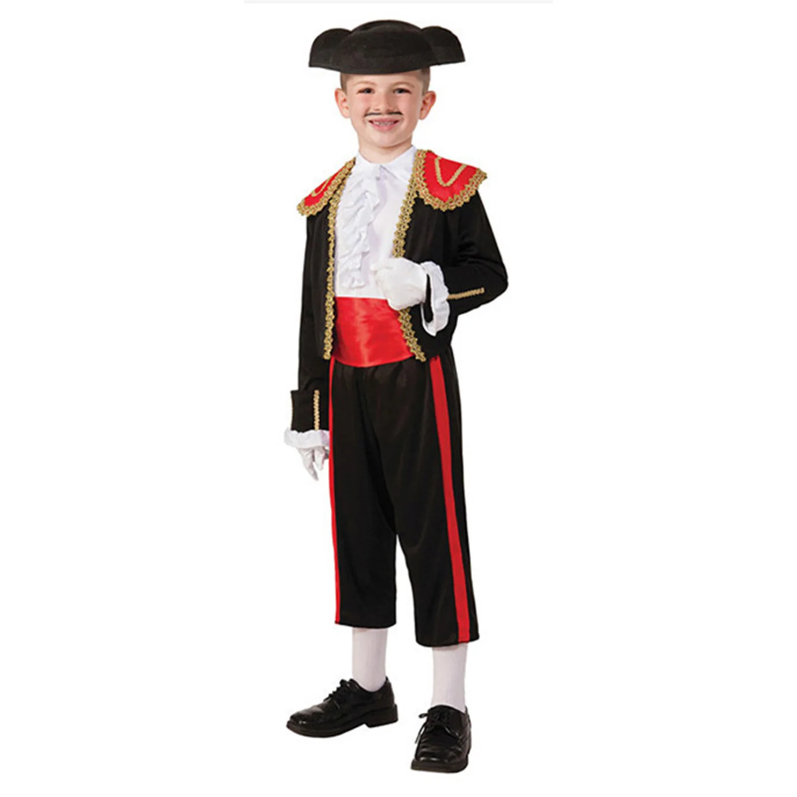 Spaanse Dansjurk Voor Meisjes Jongens Spaanse Danser Kostuum Voor Kinderen Matador Cosplay Top Broek Outfit Halloween Carnaval Feest