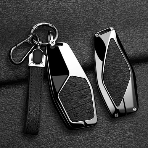 Funda para llave de coche de aleación de Zinc Fob para MG One 2022 2023 2024 cubierta de protección remota llavero con anilla soporte en